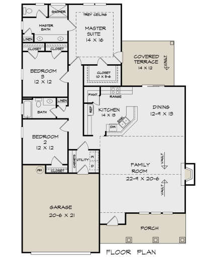 House Plan House Plan #27675 Drawing 1