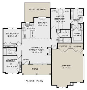 Main Floor  for House Plan #6082-00209