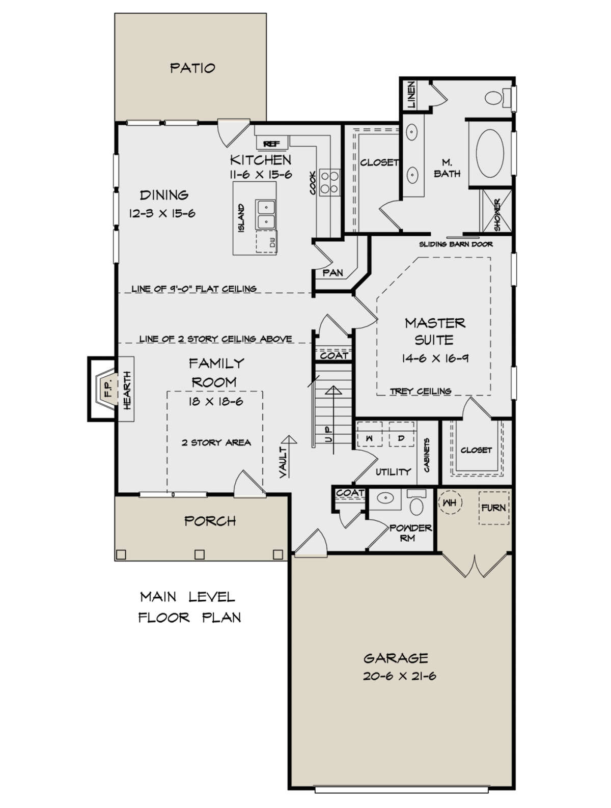 Main Floor  for House Plan #6082-00210