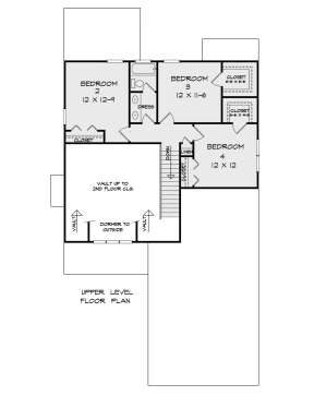 Second Floor for House Plan #6082-00210