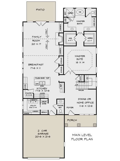 Main Floor  for House Plan #6082-00211