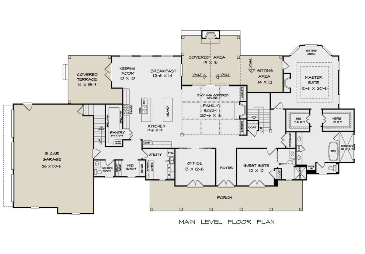 Main Floor  for House Plan #6082-00212