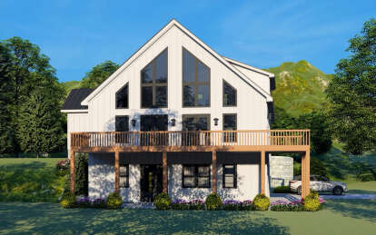 Mountain House Plan #940-00610 Elevation Photo