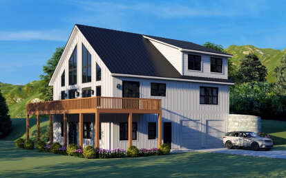 Mountain House Plan #940-00610 Elevation Photo