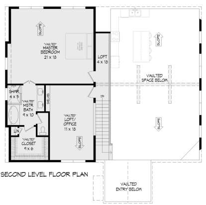 Second Floor for House Plan #940-00610