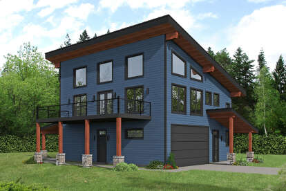 3 Bed, 2 Bath, 2442 Square Foot House Plan - #940-00611