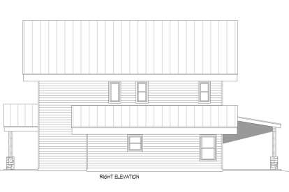 Modern House Plan #940-00611 Elevation Photo