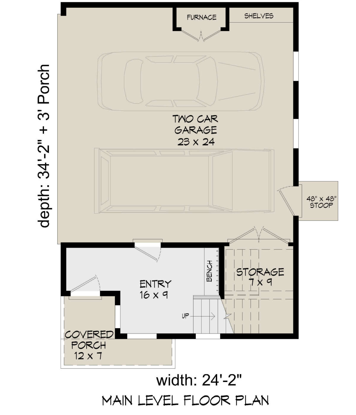 First Floor for House Plan #940-00612