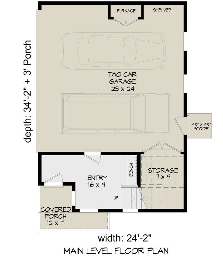 House Plan House Plan #27684 Drawing 1