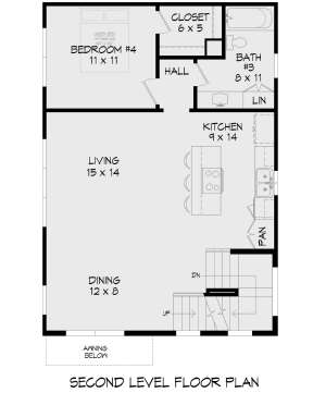 Second Floor for House Plan #940-00612