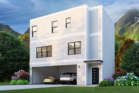 Modern House Plan #940-00613 Elevation Photo