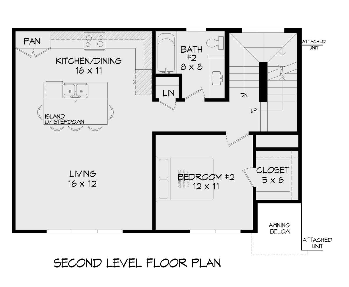 Second Floor for House Plan #940-00613