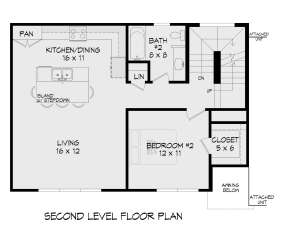 Second Floor for House Plan #940-00613