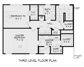 Third Floor for House Plan #940-00613