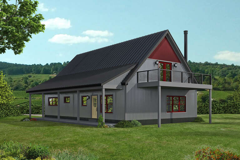 House Plan House Plan #27686 Front Elevation 