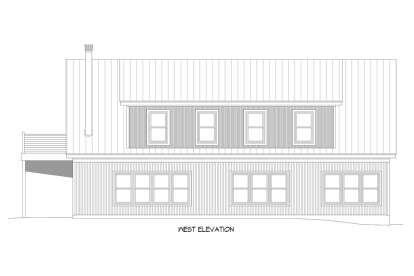 Barn House Plan #940-00614 Elevation Photo