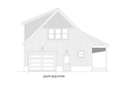 Barn House Plan #940-00614 Elevation Photo