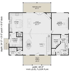 Main Floor  for House Plan #940-00615