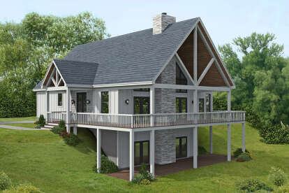 Mountain House Plan #940-00616 Elevation Photo