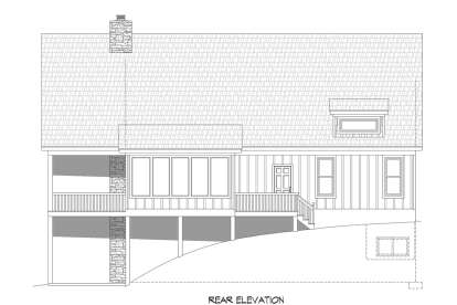 Mountain House Plan #940-00616 Elevation Photo