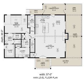 Main Floor  for House Plan #940-00616