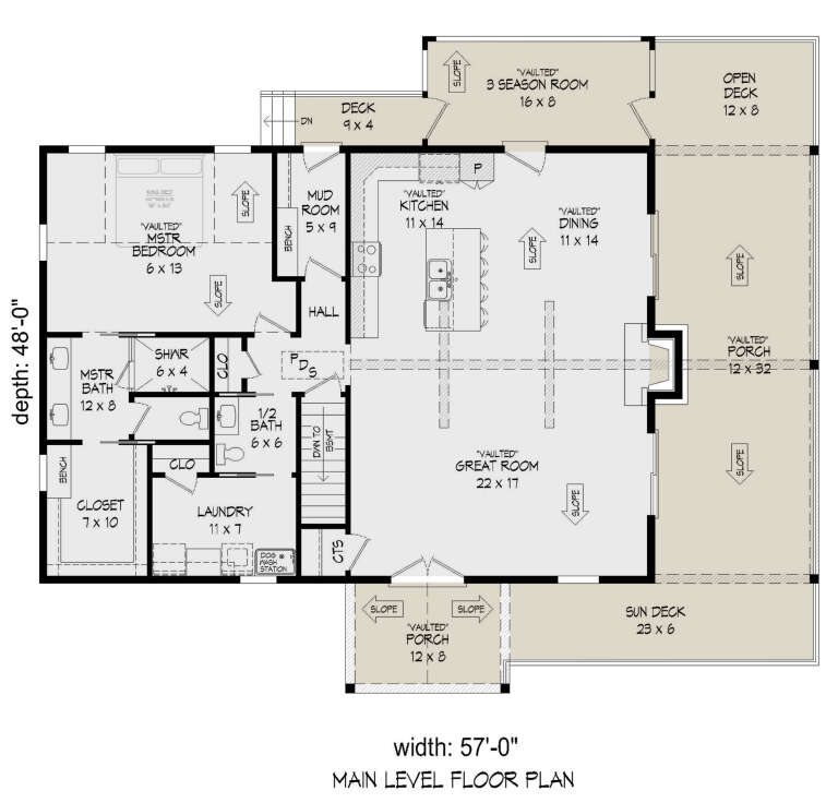 House Plan House Plan #27688 Drawing 1