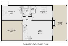 Basement for House Plan #940-00616