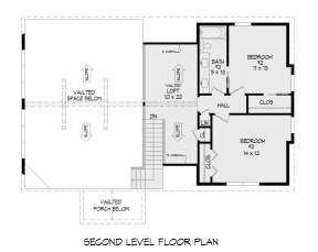 Second Floor for House Plan #940-00619