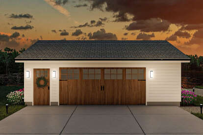 Modern Farmhouse House Plan #963-00668 Elevation Photo