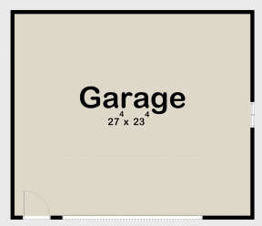 Garage Floor for House Plan #963-00668