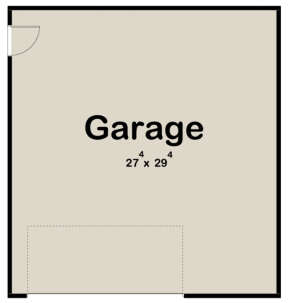 Garage Floor for House Plan #963-00670