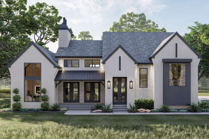 European House Plan #963-00671 Elevation Photo