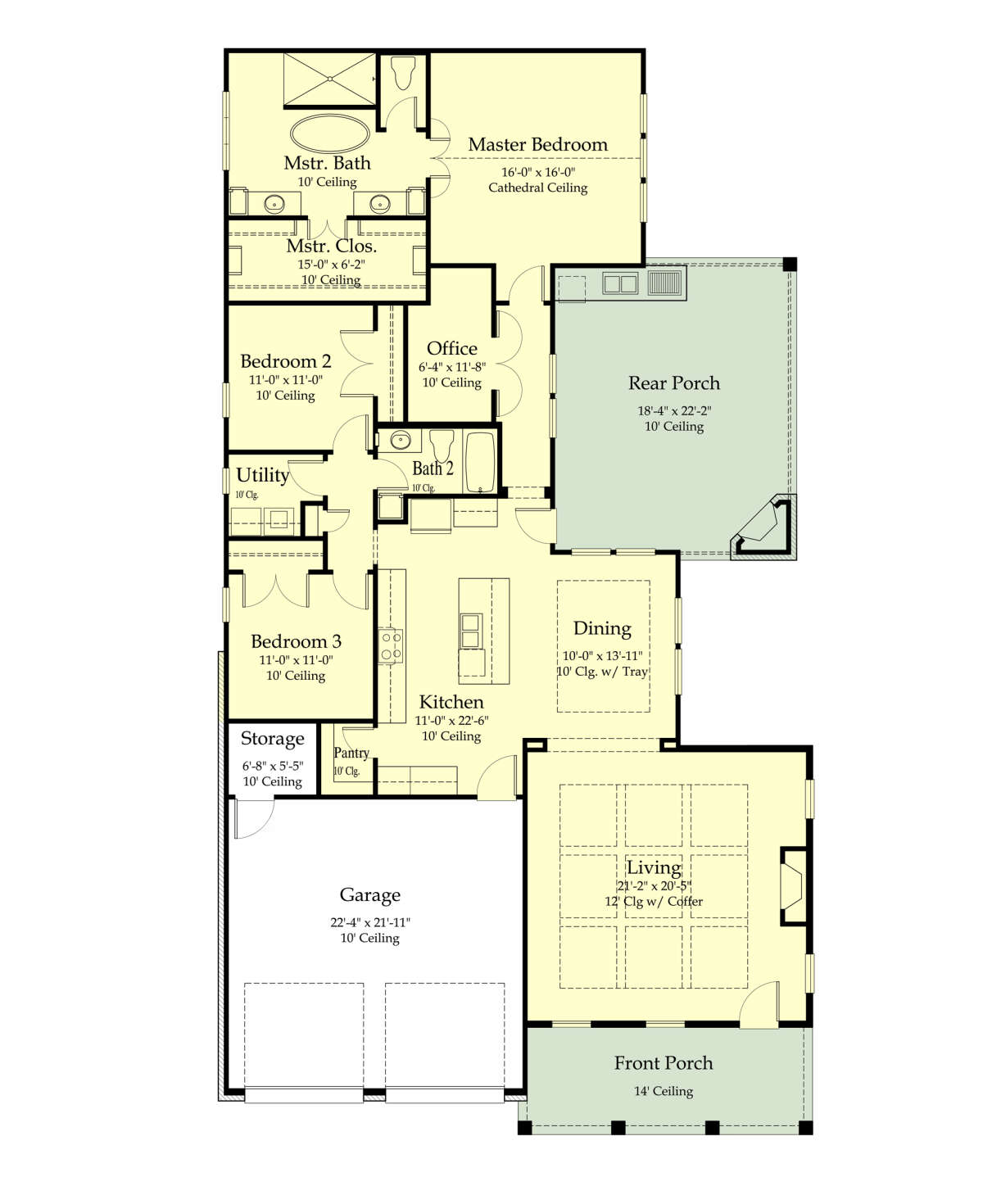 Main Floor  for House Plan #7516-00064