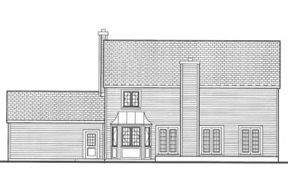 Farmhouse House Plan #033-00064 Elevation Photo