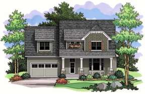 Craftsman House Plan #098-00023 Elevation Photo