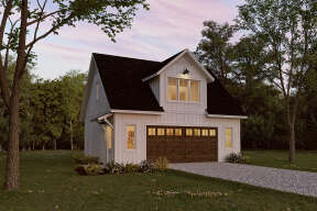 Modern Farmhouse House Plan #041-00296 Elevation Photo