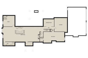 Basement for House Plan #2802-00166