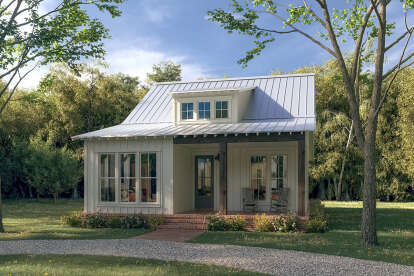 Modern Farmhouse House Plan #041-00297 Elevation Photo