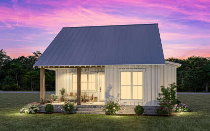 Modern Farmhouse House Plan #041-00297 Elevation Photo