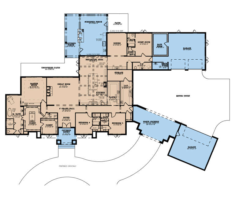 House Plan House Plan #27704 Drawing 1