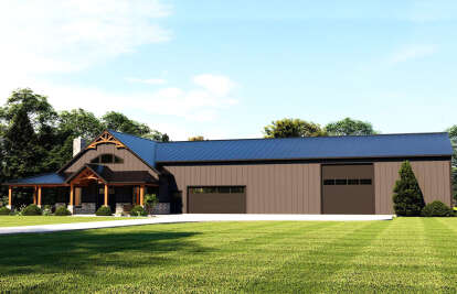 Barn House Plan #5032-00165 Elevation Photo