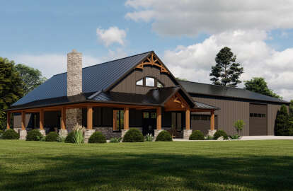 Barn House Plan #5032-00165 Elevation Photo