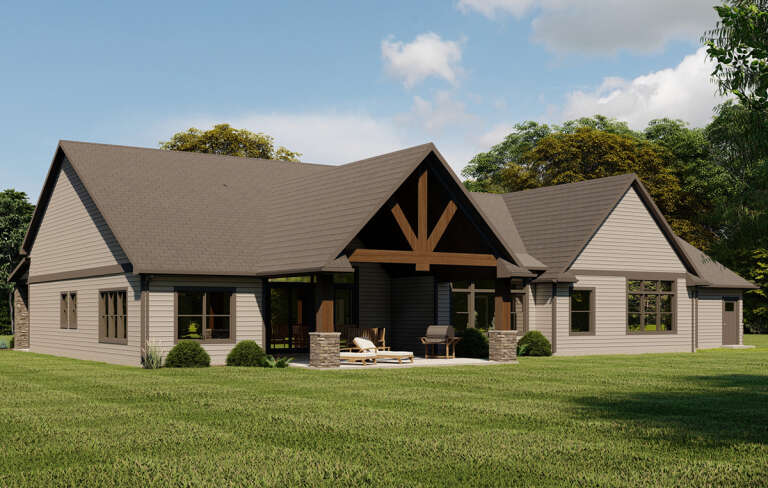 Craftsman House Plan #5032-00166 Elevation Photo