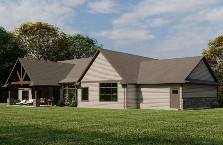 Craftsman House Plan #5032-00166 Elevation Photo