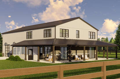 Barn House Plan #5032-00167 Elevation Photo