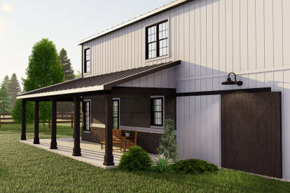 Barn House Plan #5032-00167 Elevation Photo