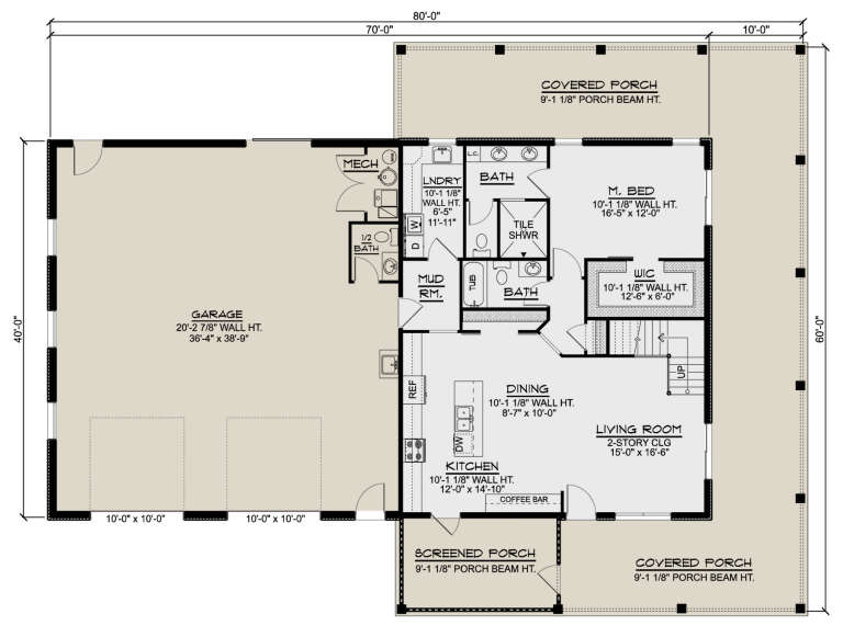 House Plan House Plan #27708 Drawing 1