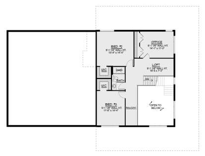 Second Floor for House Plan #5032-00167