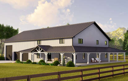 Barn House Plan #5032-00168 Elevation Photo