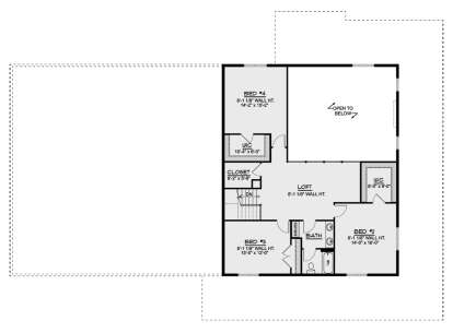 Second Floor for House Plan #5032-00168